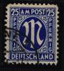 Bi-Zone Bi-Zone 28 Cz gestempelt Befund Wehner BPP MiNr. 28 Cz gestempelt Befund Wehner BPP -