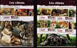 Togo Togo 7028-7031 und Block 1222 postfrisch Kleinbogen / Hunde MiNr. 7028-7031 und Block 1222 postfrisch Kleinbogen / Hunde -