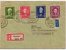 BRD Bund 117-120 auf Brief Satzbrief echt gelaufen -