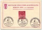 Berlin 71 auf Ausstellungskarte Deutsche Industrie-Ausstellung -