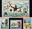 Tschad Tschad 534-536 und Block 40 postfrisch Olmypia MiNr. 534-536 und Block 40 postfrisch Olmypia -