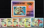 Tschad Tschad 620-625 und Block 54 B postfrisch Olympia MiNr. 620-625 und Block 54 B postfrisch Olympia -