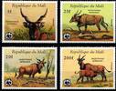 Mali Mali 1078-1081 postfrisch Wildtiere, Antilopen MiNr. 1078-1081 postfrisch Wildtiere, Antilopen -
