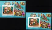 Guinea Guinea Blockausgabe mit 1074 aA+aB postfrisch Rotarier MiNr. Blockausgabe mit 1074 aA+aB postfrisch Rotarier -