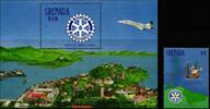 Grenada Grenada Block 203 + 1742 postfrisch Rotarier MiNr. Block 203 + 1742 postfrisch Rotarier -