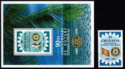 Grenada Grenada Block 398 + 2962 postfrisch Rotarier MiNr. Block 398 + 2962 postfrisch Rotarier -