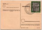 BRD Bund 139 auf Postkarte als Einzelfrankatur ungelaufen -