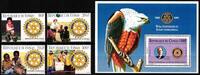 Kongo (Brazzaville) Kongo (Brazzaville) Block 130 + 1474-1478 postfrisch Rotary Club MiNr. Block 130 + 1474-1478 postfrisch Rotary Club -