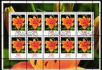 BRD Bund BRD Bund 2534 Kleinbogen gestempelt Blumen MiNr. 2534 Kleinbogen gestempelt Blumen -