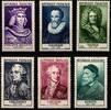 Frankreich Frankreich 1053-1058 postfrisch Persönlichkeiten MiNr. 1053-1058 postfrisch Persönlichkeiten -
