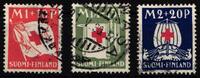 Finnland Finnland 158-160 gestempelt Rotes Kreuz MiNr. 158-160 gestempelt Rotes Kreuz -