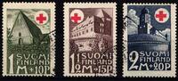 Finnland Finnland 164-166 gestempelt Rotes Kreuz MiNr. 164-166 gestempelt Rotes Kreuz -
