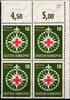 BRD Bund BRD Bund 164 postfrisch 4er Block vom Eckrand MiNr. 164 postfrisch 4er Block vom Eckrand -