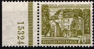 Berlin Berlin 123 postfrisch Seitenrand mit Teil HAN MiNr. 123 postfrisch Seitenrand mit Teil HAN -