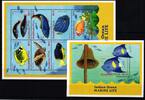 Malediven Malediven 3564-3571 und Block 466 postfrisch Kleinbogen / Fische MiNr. 3564-3571 und Block 466 postfrisch Kleinbogen / Fische -
