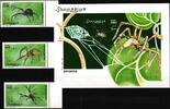 Somalia Somalia 991-993 und Block 98 postfrisch Insekten MiNr. 991-993 und Block 98 postfrisch Insekten -