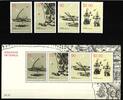 Tonga Tonga Block 45 + 1651-1654 postfrisch Schiffe MiNr. Block 45 + 1651-1654 postfrisch Schiffe -