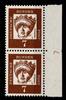Bund Bund 348x DZ postfrisch Rand-Paar mit Druckerzeichen 7 MiNr. 348x DZ postfrisch Rand-Paar mit Druckerzeichen 7 -