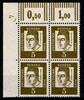 Bund Bund 347y DZ postfrisch ER-Vbl. links oben mit Druckerzeichen 4 oben MiNr. 347y DZ postfrisch ER-Vbl. links oben mit Druckerzeic -
