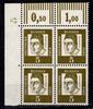 Bund Bund 347y DZ postfrisch ER-Vbl. links oben mit Druckerzeichen 12 oben MiNr. 347y DZ postfrisch ER-Vbl. links oben mit Druckerzei -