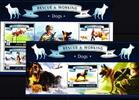 Malediven Malediven 5800-5803 und Block 822 postfrisch Kleinbogen / Hunde MiNr. 5800-5803 und Block 822 postfrisch Kleinbogen / Hunde -