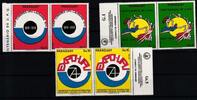 Paraguay Paraguay 2603-2605 postfrisch Paare gefaltet / Weltpostverein MiNr. 2603-2605 postfrisch Paare gefaltet / Weltpostverein -