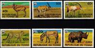 Tschad Tschad 849-854 postfrisch Wildtiere MiNr. 849-854 postfrisch Wildtiere -