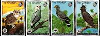 Gambia Gambia 374-377 postfrisch Greifvögel MiNr. 374-377 postfrisch Greifvögel -