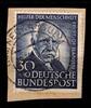 BRD Bund BRD Bund 176 gestempelt auf Briefpapier mit Vollstempel Neckarsulm MiNr. 176 gestempelt auf Briefpapier mit Vollstempel Neckarsu -