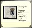 BRD Bund BRD Bund 1588 postfrisch Mustermarke MiNr. 1588 postfrisch Mustermarke -