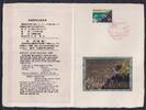 Japan 730 als Ersttagsbrief Metal engravings -