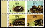 Macau Macau 589-592 postfrisch Viererblock / Wildtiere MiNr. 589-592 postfrisch Viererblock / Wildtiere -