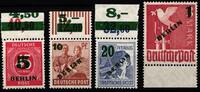 Berlin Berlin 64-67 postfrisch 64-66 vom Oberrand MiNr. 64-67 postfrisch 64-66 vom Oberrand -