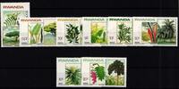 Ruanda Ruanda 1251-1258 postfrisch Pflanzen MiNr. 1251-1258 postfrisch Pflanzen -