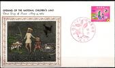 Japan 886 als Ersttagsbrief Metal engravings -