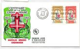 Neue Hebriden FDC 198-199 als Ersttagsbrief -