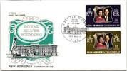 Neue Hebriden FDC 351-352 als Ersttagsbrief -