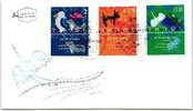 Israel FDC 1411-1413 als Ersttagsbrief -