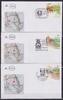 Israel FDC 1609-1611 als Ersttagsbrief -