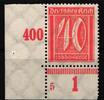 Deutsches Reich Deutsches Reich 182 PN postfrisch Plattennummer 5 MiNr. 182 PN postfrisch Plattennummer 5 -