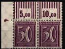 Deutsches Reich Deutsches Reich 183 W OR postfrisch Paar mit W OR 2`9`2 und 3`7`3 MiNr. 183 W OR postfrisch Paar mit W OR 2`9`2 und 3`7`3 -