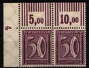 Deutsches Reich Deutsches Reich 183 W OR postfrisch W OR 3`7`3 und 2`9`2 MiNr. 183 W OR postfrisch W OR 3`7`3 und 2`9`2 -