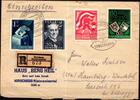 Österreich Österreich 952-954 +958 auf Hotel R-Brief MiNr. 952-954 +958 auf Hotel R-Brief -