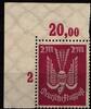 Deutsches Reich Deutsches Reich 216 a P OR postfrisch vom Eckrand MiNr. 216 a P OR postfrisch vom Eckrand -
