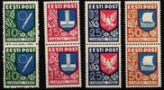 Estland Estland 152-155 postfrisch als senkrechte Paare MiNr. 152-155 postfrisch als senkrechte Paare -