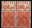 Deutsches Reich Deutsches Reich 227 a W OR postfrisch Oberrand Paar MiNr. 227 a W OR postfrisch Oberrand Paar -