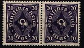 Deutsches Reich Deutsches Reich 230 P I postfrisch Plattenfehler MiNr. 230 P I postfrisch Plattenfehler -