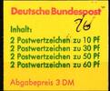 BRD BRD MH 23 d oZ postfrisch MiNr. MH 23 d oZ postfrisch -