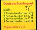 BRD BRD MH 23 d oZ gestempelt MiNr. MH 23 d oZ gestempelt -