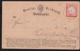 Deutsches Reich 8 auf Postkarte -